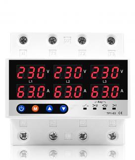 TP1-63 THREE PHASES DOUBLE DISPLAY